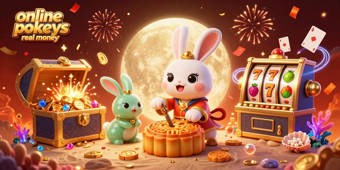 Engaging illustration showcasing online pokies real money with vibrant characters celebrating on the moon.