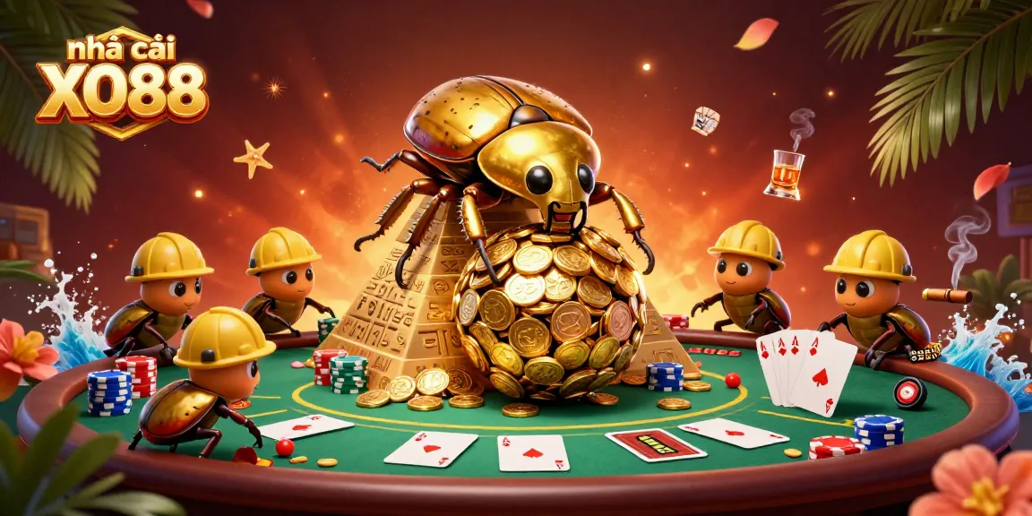 Experience thrilling gameplay at Nhà cái XO88 with vibrant casino elements and exciting poker action.