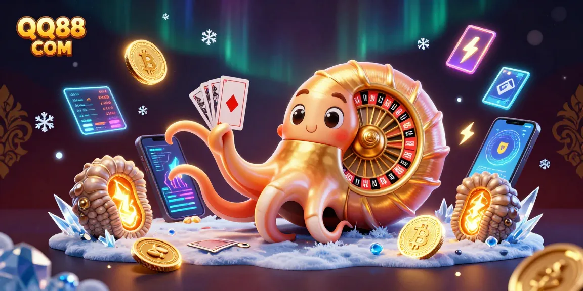Win big at QQ88 COM with an immersive casino experience featuring unique 3D characters and vibrant crypto elements.