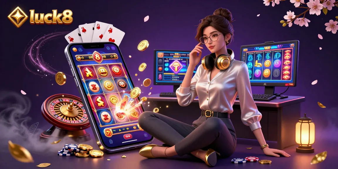 Experience the thrill of luck8's dynamic slot games with vibrant action and engaging graphics.