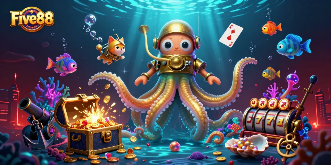 Five88 invites players to immerse in a dynamic casino adventure with golden treasures and winning opportunities.