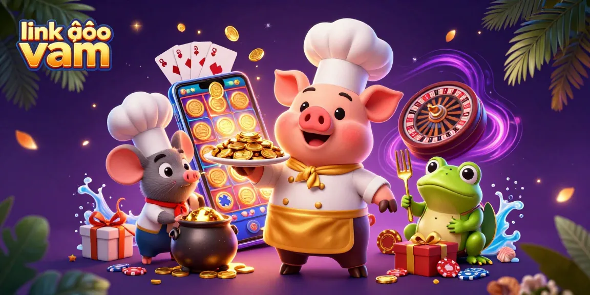 Experience the exhilarating world of gambling with link vào vmax featuring a vibrant 3D casino scene.