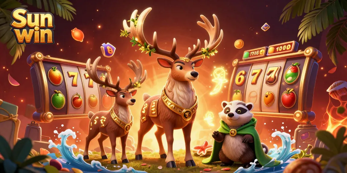 Engage with Sun win's immersive gaming experience featuring Celtic characters and dynamic slot elements.